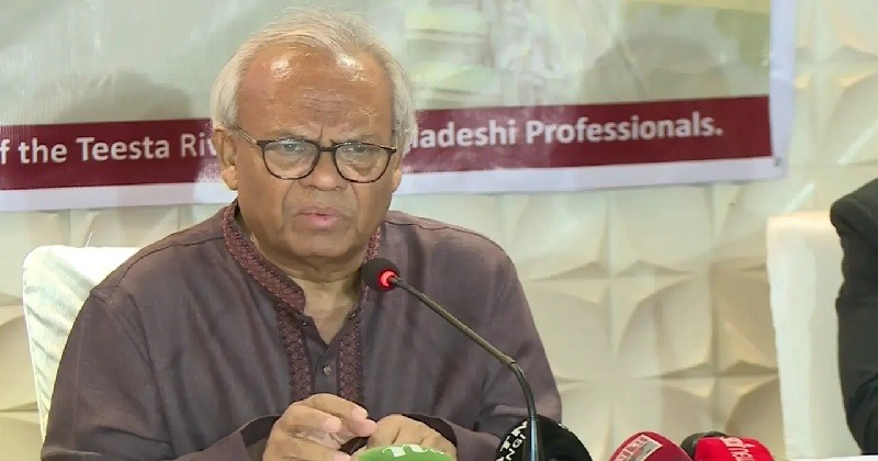 পানির ন্যায্য হিস্যা আদায়ে নরম সুরে কথা বলে লাভ নেই: রিজভী