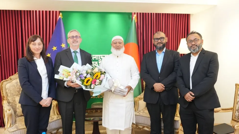 ইইউ প্রতিনিধিদলের সঙ্গে বিরোধীদলীয় নেতা শফিকুর রহমানের বৈঠক