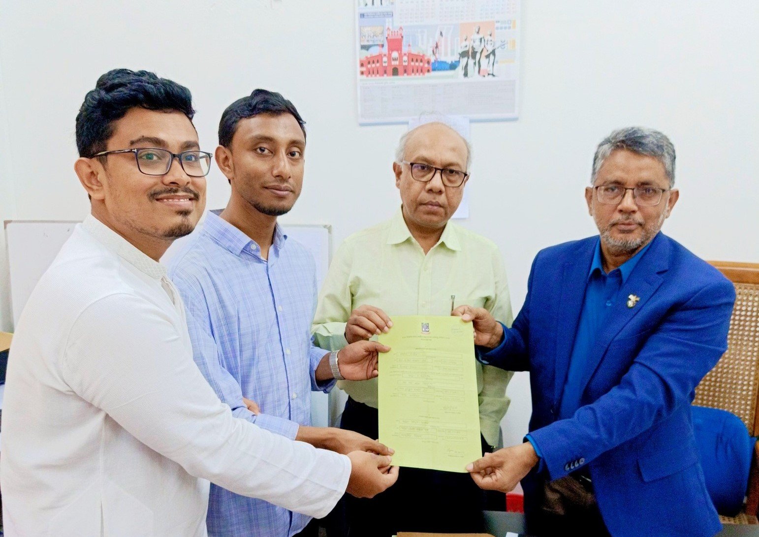 ডাকসু নির্বাচনে স্বাস্থ্য ও পরিবেশ সম্পাদক প্রার্থী টাকসু'র সাবেক ভিপি মিনহাজ