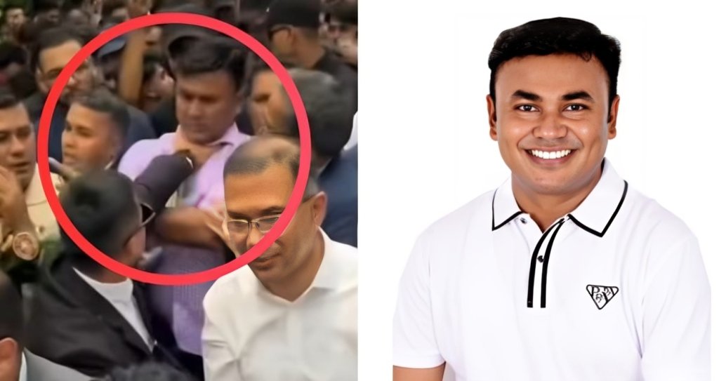 ঢাবি ক্যাম্পাসে আমানউল্লাহ আমানকে নিরাপত্তা কর্মকর্তার ‘গলাধাক্কা’, ভিডিও ভাইরাল